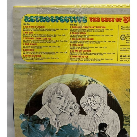 The Best of Buffalo Springfield Retrospective Vinyl LP 1969 Atco Records Shrink - Picture 7 of 7
